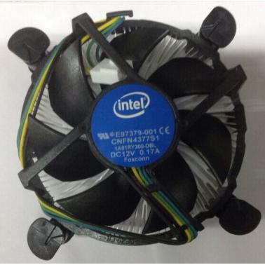 英特爾(intel)1150針鋁芯12V 風冷 CPU風扇（支持1150 1151 1200針）