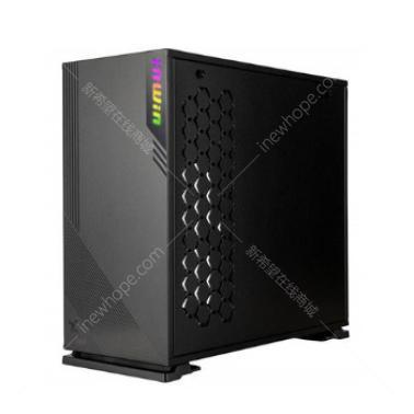 迎廣 103 黑色 中塔式水冷發(fā)光ATX玻璃側透游戲機箱臺式機箱