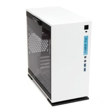 迎廣 301 白色 電腦主機箱(支持MATX主板/240水冷排/玻璃側透/背線/USB3.0*2）