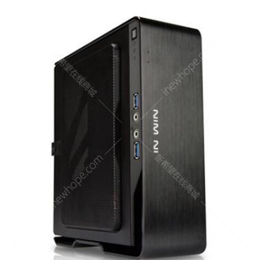 迎廣 肖邦 黑色 itx機箱（支持MINI ITX主板/鋁合金外框/自帶150W足瓦靜音電源/USB3.0 x2）