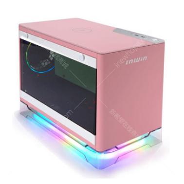 迎廣 A1 Plus 粉色 機箱(ITX主板/無線充電/ASL風扇*2顆/650W金牌電源/ARGB主板同步）