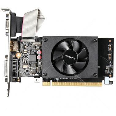 技嘉（GIGABYTE）技嘉 GV-N710D3-2GL刀卡/單風(fēng)扇顯卡 (接口HDMI+DVI-D+VGA)