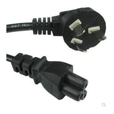 家用筆記本電腦適配器電源線 1.5米三孔 220V充電器 梅花電源線帶插頭通用