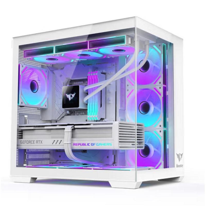 航嘉（Huntkey）MVP Apollo Pro 阿波羅·大師版 白色 海景房機(jī)箱電腦機(jī)箱