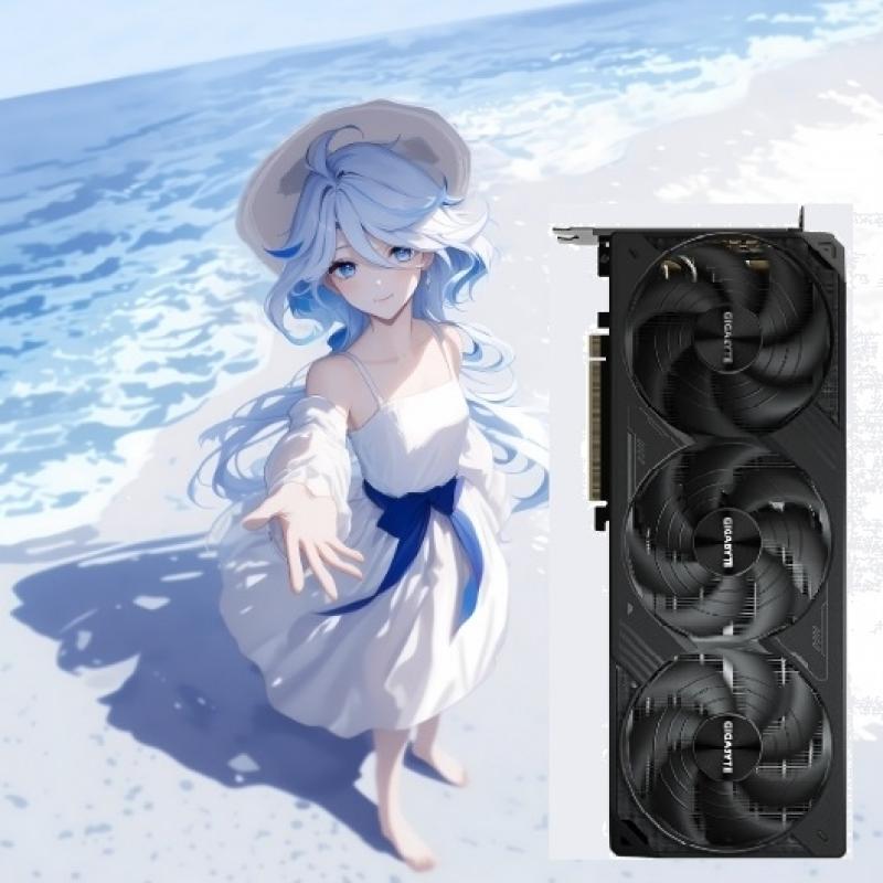 技嘉 風(fēng)魔 RTX5070Ti WINDFORCE OC SFF 16G 顯卡（黑色）