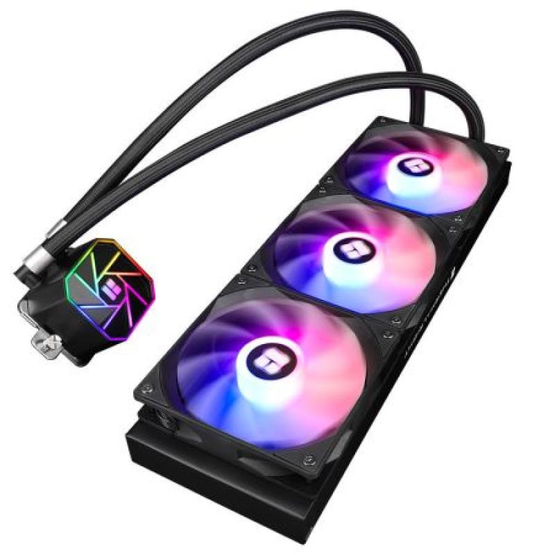 Thermalright 利民 AE 360ARGB工包，黑色神光同步一體式360水冷散熱器 AE360三代 黑色ARGB光效V3版