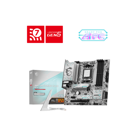 微星（MSI）B850M GAMING PLUS WIFI主板 支持CPU AMD 9950X/9800X3D/9700X/9600X(AMD B850/AM5接口)