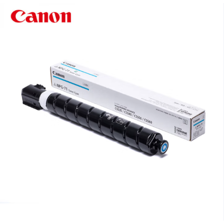 原裝佳能復(fù)印墨粉NPG-71 TONER C 青色 適用：iR-ADVC5535/iR-ADVC5540/iR-ADVC5550/iR-ADVC5560/iR-ADVDXC5735/iR-ADVDX5740/iR-ADVDX5750/iR