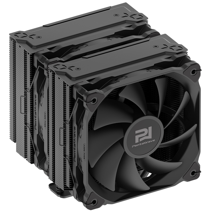 攀威(PENTAWAVE) Z06D LE BK 6熱管雙塔12CM風(fēng)冷CPU散熱器高性能 扣具支持LGA1700/1851/AM4/AM5
