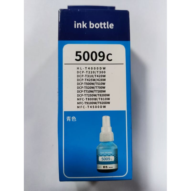 金嘉美 兄弟BTD60/BT5009 藍(lán)色墨水 適用機(jī)型：兄弟T425/426W墨水T520W T226 T220 T920 T710 T720墨水兄弟 D60BK連供T510W T310 MFC-T4500DW